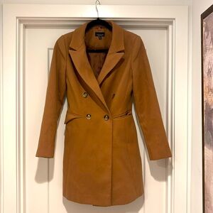 Top Shop Camel colored pea coat